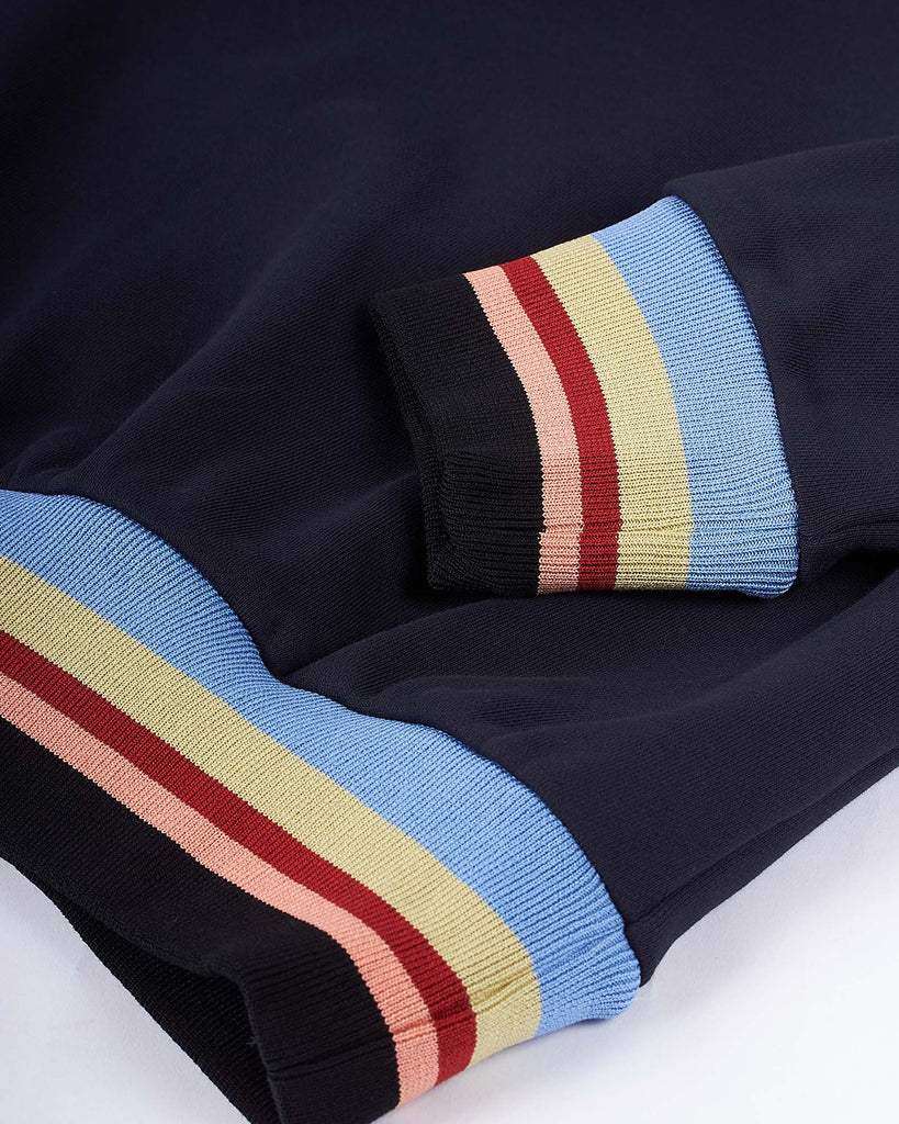 Signature Stripe Rib Blå