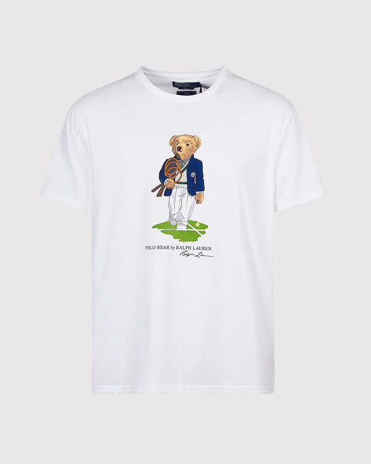 Wimbledon Bear T-Shirt Hvid