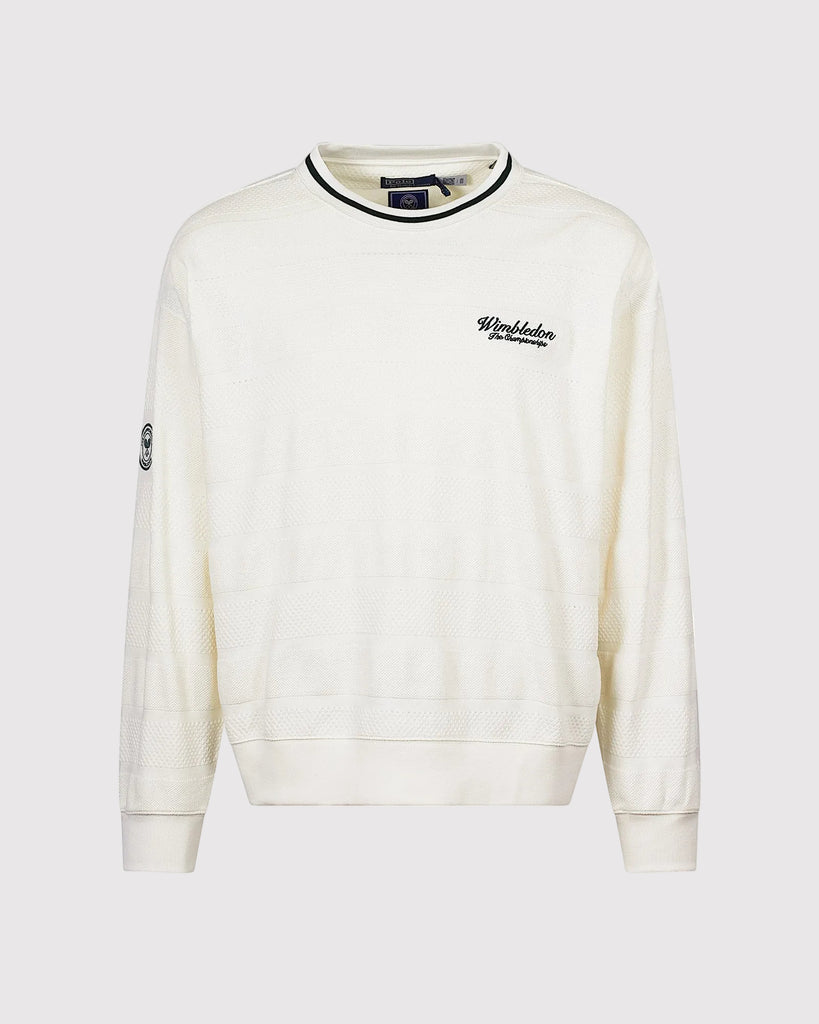 Wimbledon Textured Knit Hvid