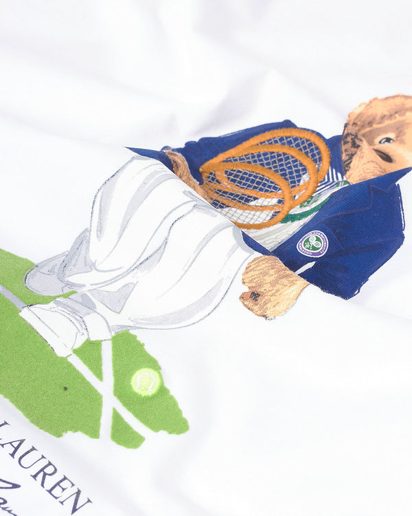 Wimbledon Bear T-Shirt Hvid