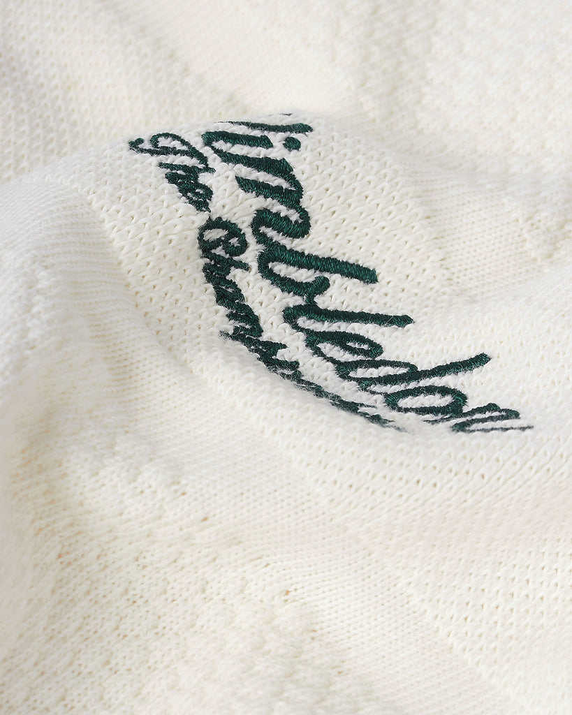 Wimbledon Textured Knit Hvid