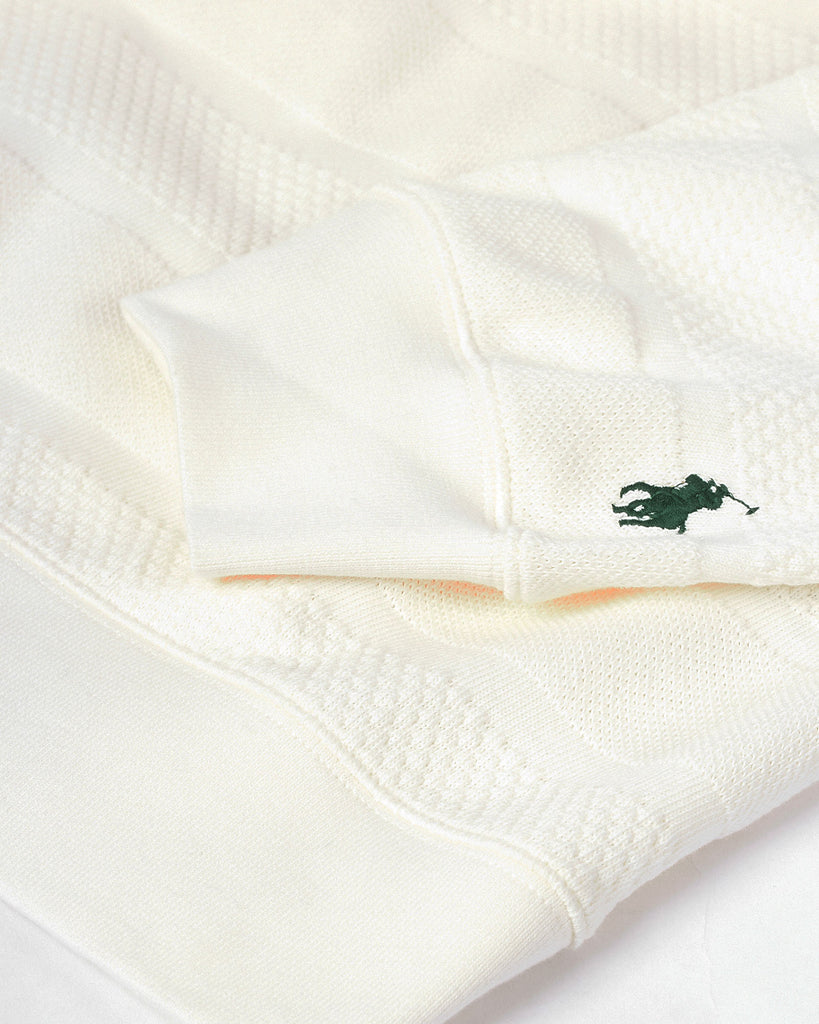 Wimbledon Textured Knit Hvid