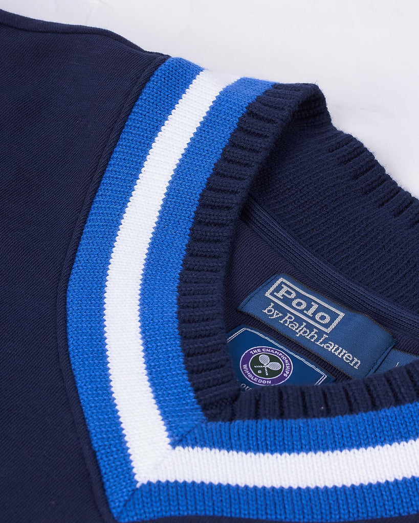 Wimbledon Hybrid Sweat Blå