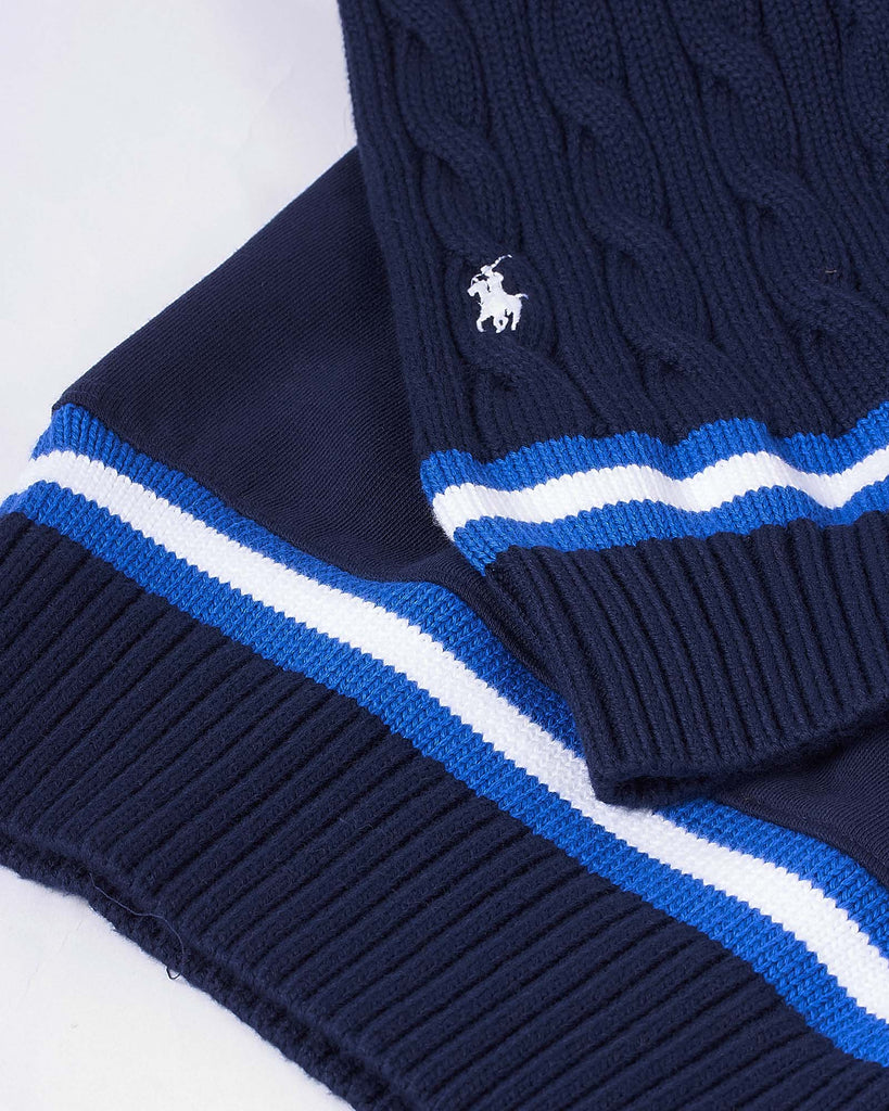 Wimbledon Hybrid Sweat Blå