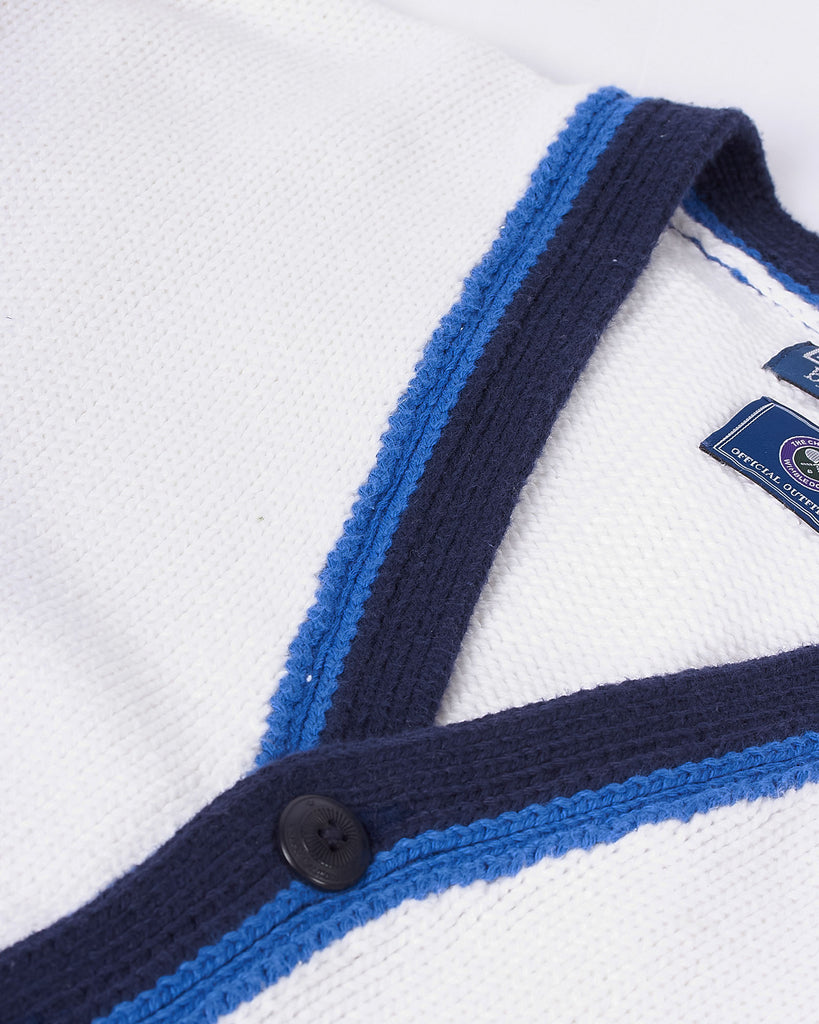 Wimbledon Cardigan Hvid