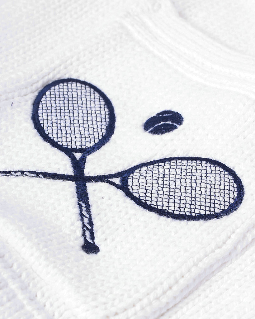Wimbledon Cardigan Hvid