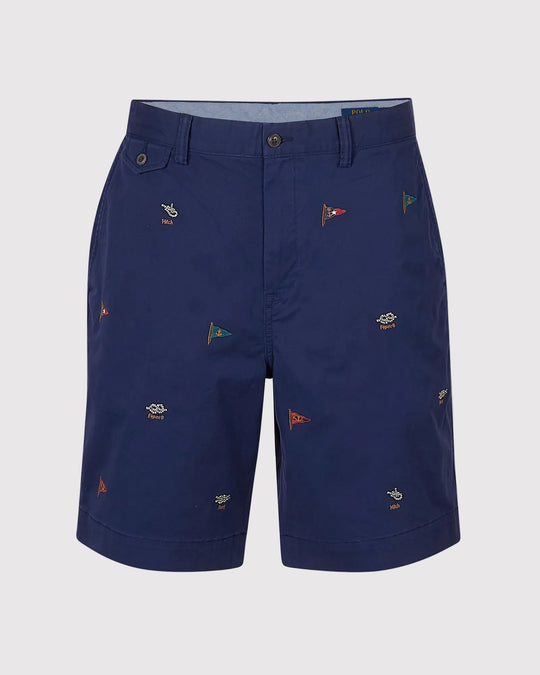 Bedford Flag Shorts Blå