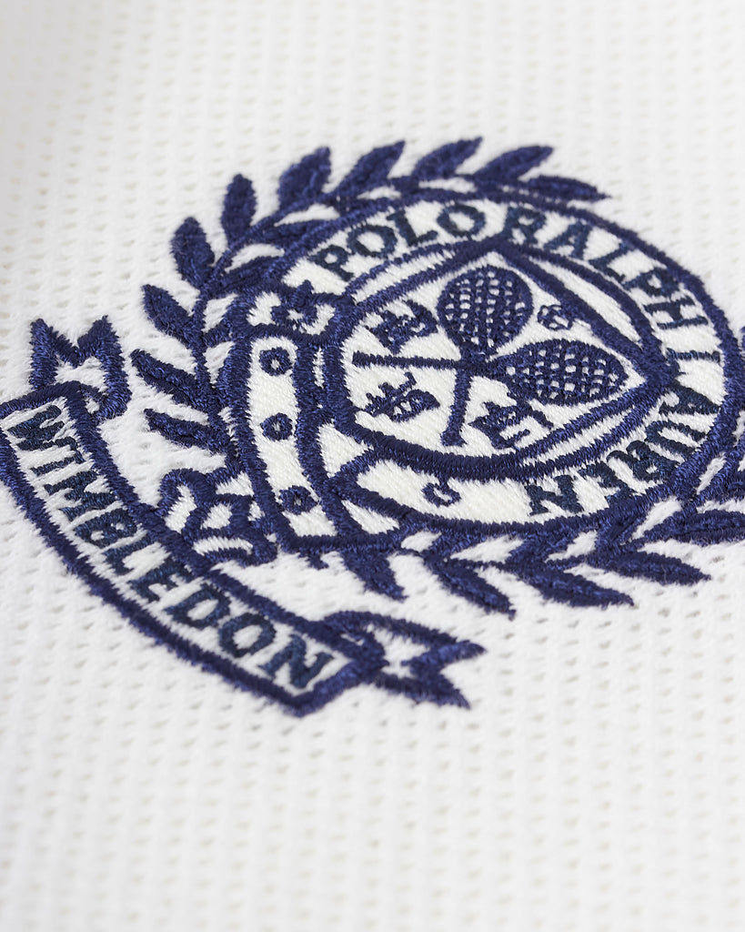 Wimbledon Textured Polo Hvid