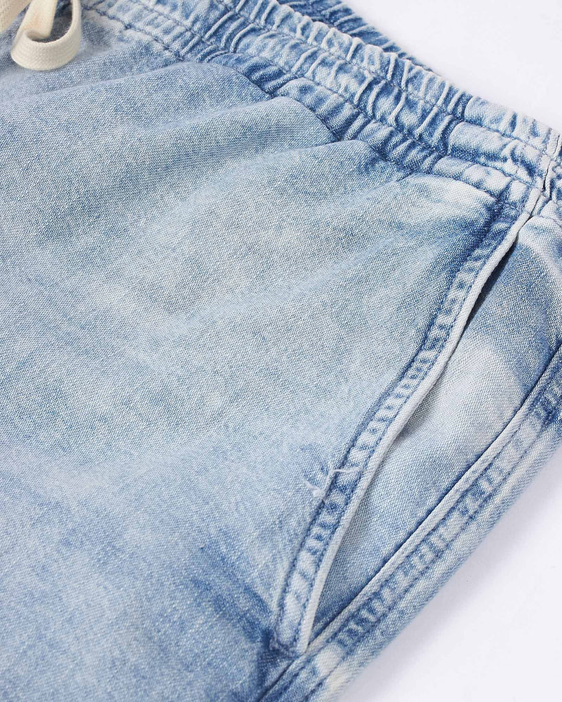 Prepster Denim Shorts Blå