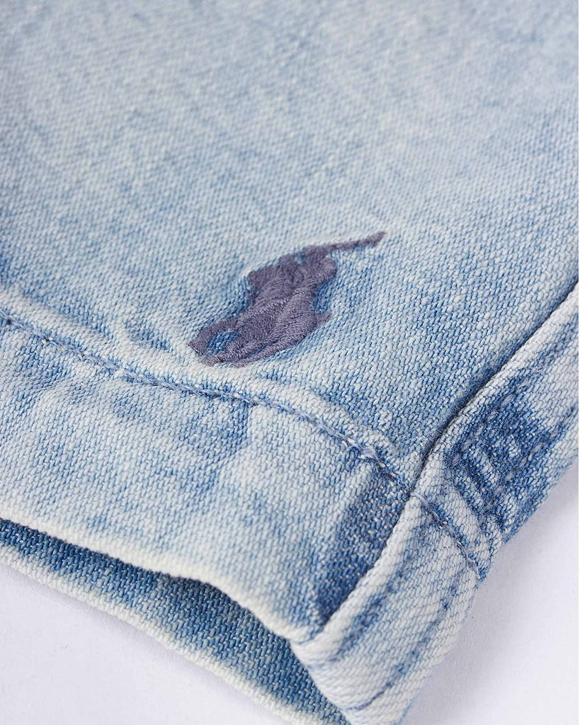 Prepster Denim Shorts Blå