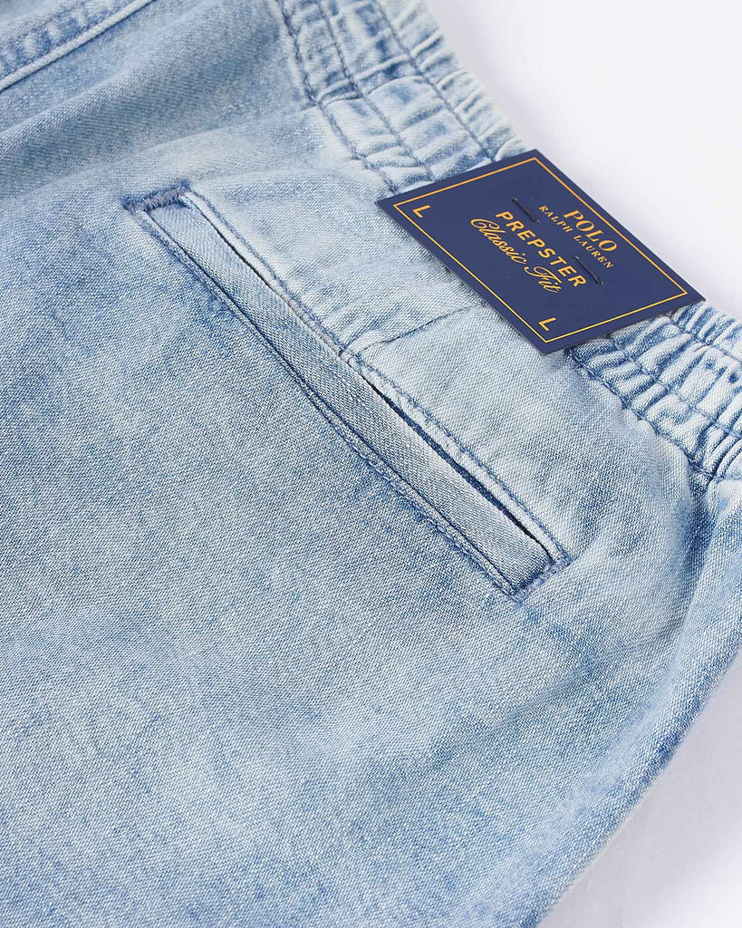 Prepster Denim Shorts Blå