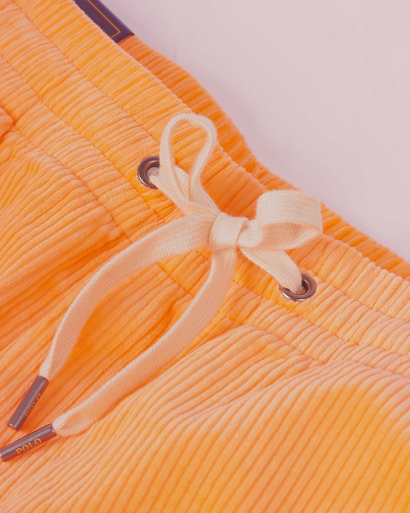 Prepster Fløjls Shorts Orange