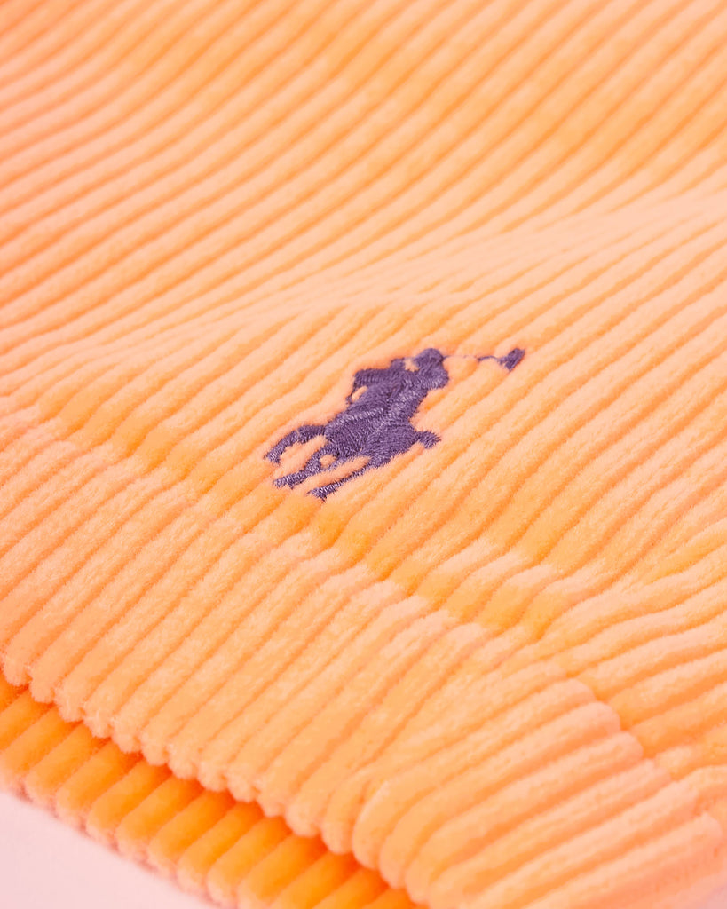 Prepster Fløjls Shorts Orange