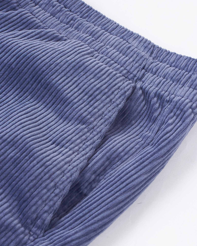 Prepster Fløjls Shorts Blå