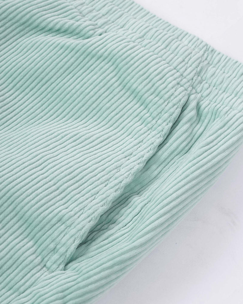 Prepster Fløjls Shorts Grøn