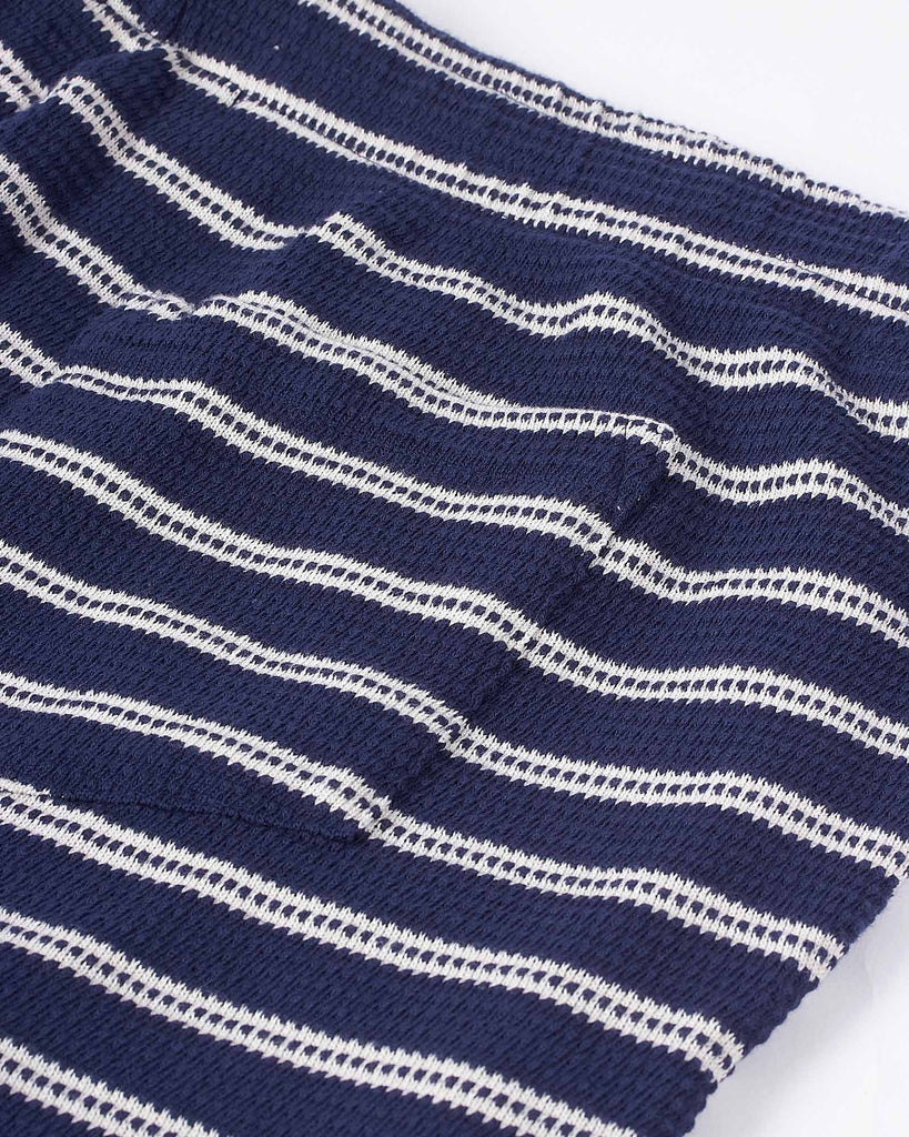 Textured Shorts Blå