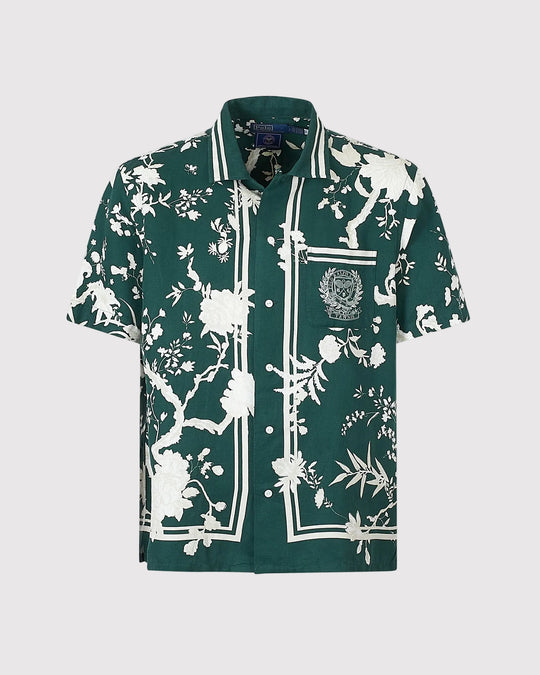 Wimbledon Silk Shirt Grøn