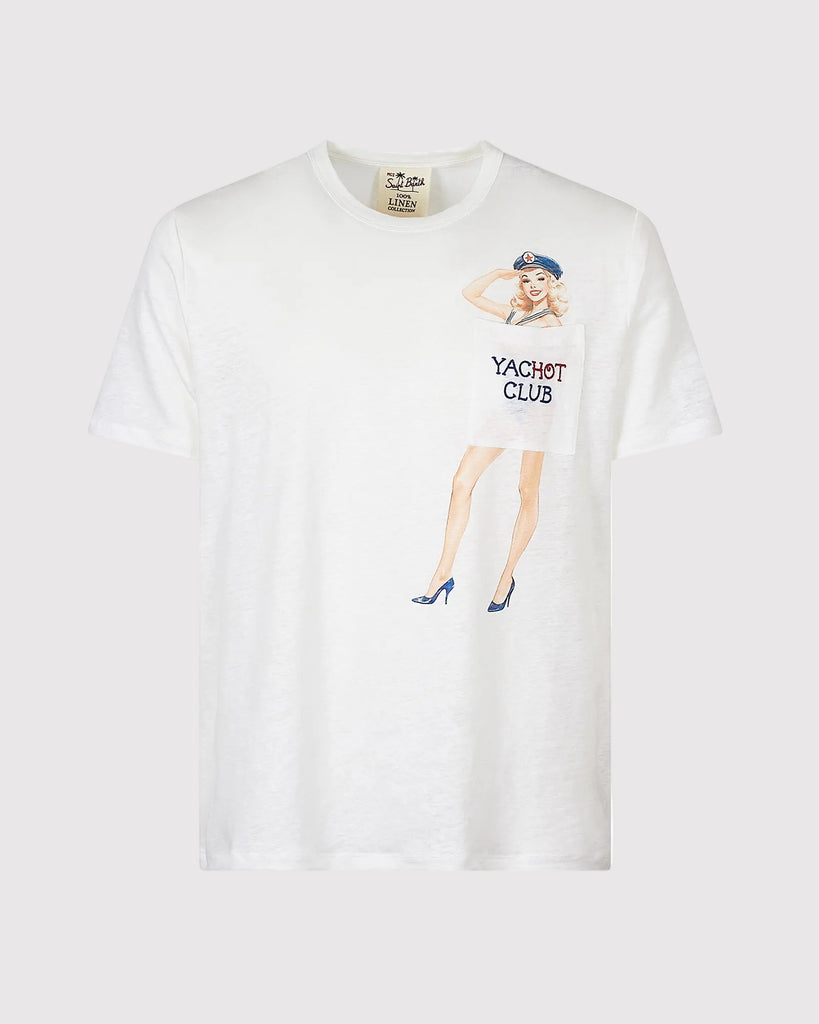 Yachot Club T-Shirt Creme