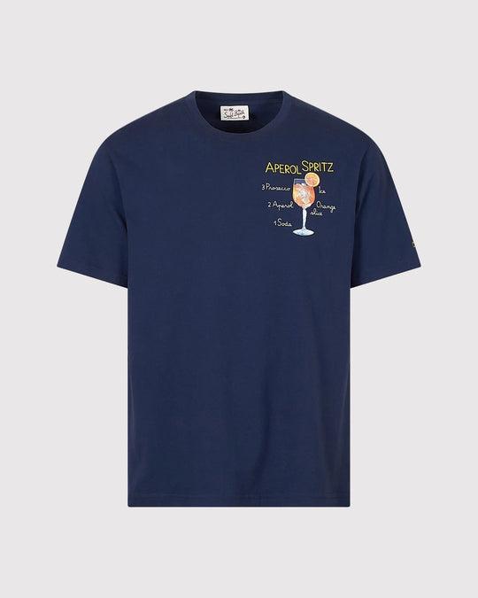 Aperol Spritz T-Shirt Blå
