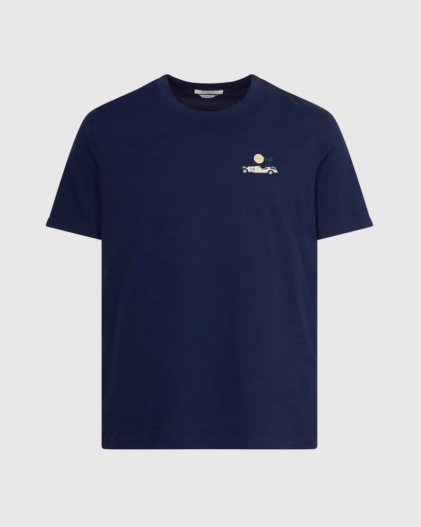 Palm Sundown Tee Blå