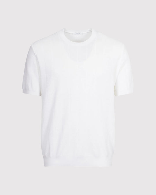 Micropunto Struktur Tee Hvid