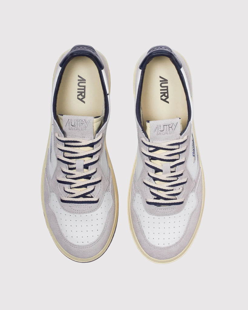 Medalist Low Suede Mix Hvid