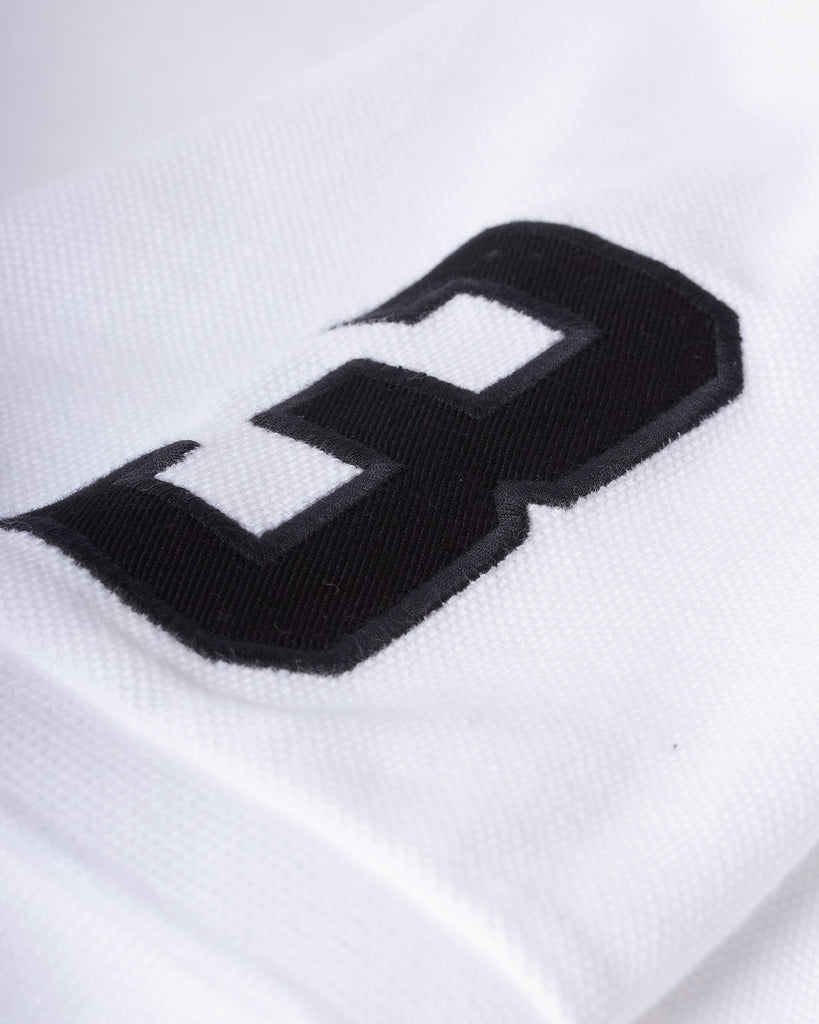 Mesh Big Poloshirt Hvid