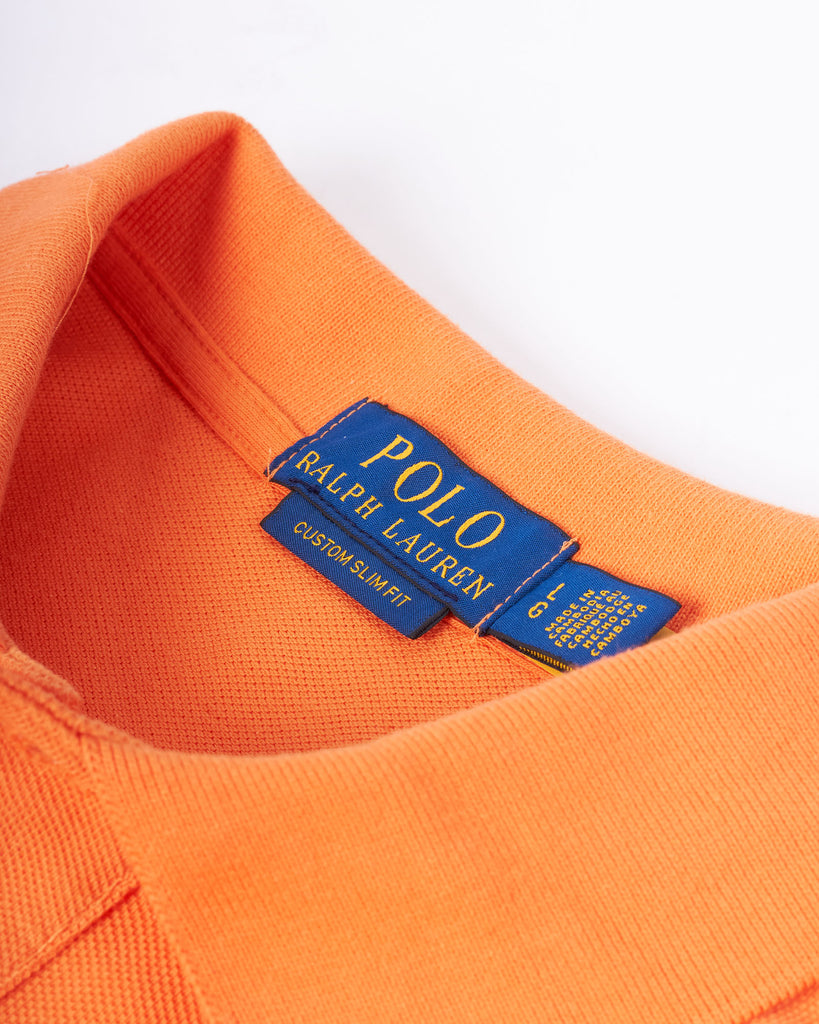 Mesh Poloshirt Orange
