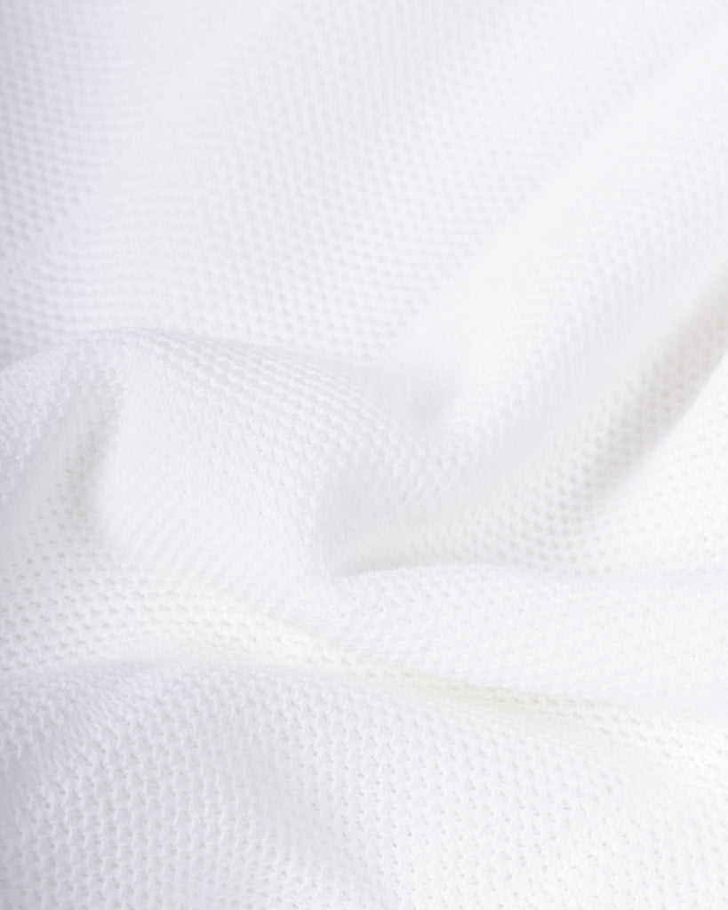 Micropunto Struktur Tee Hvid