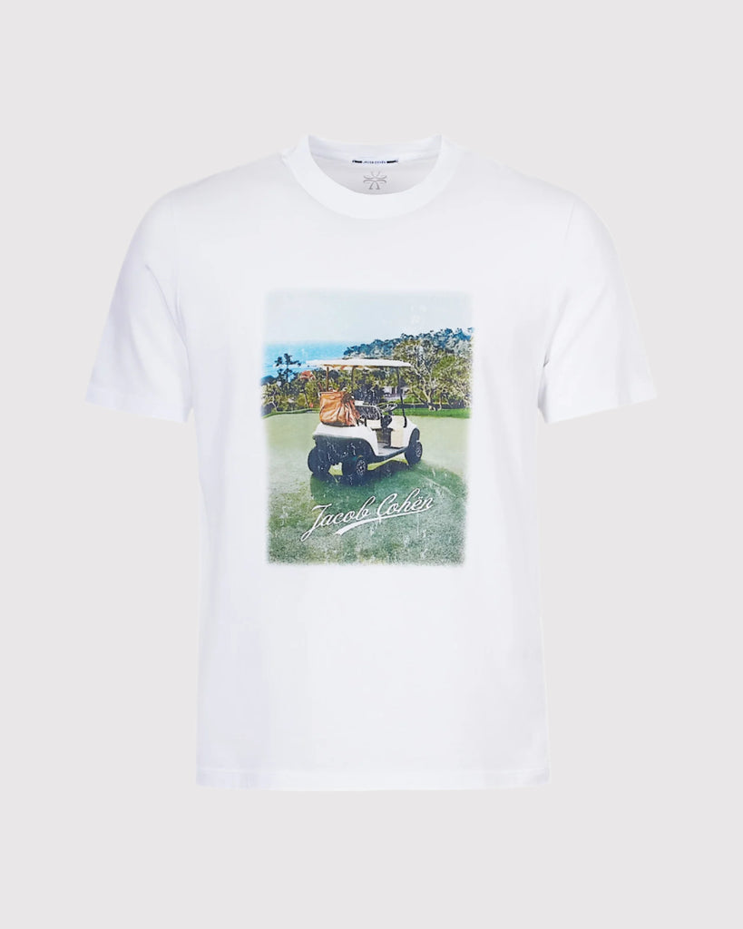 Golf Cart Tee Hvid