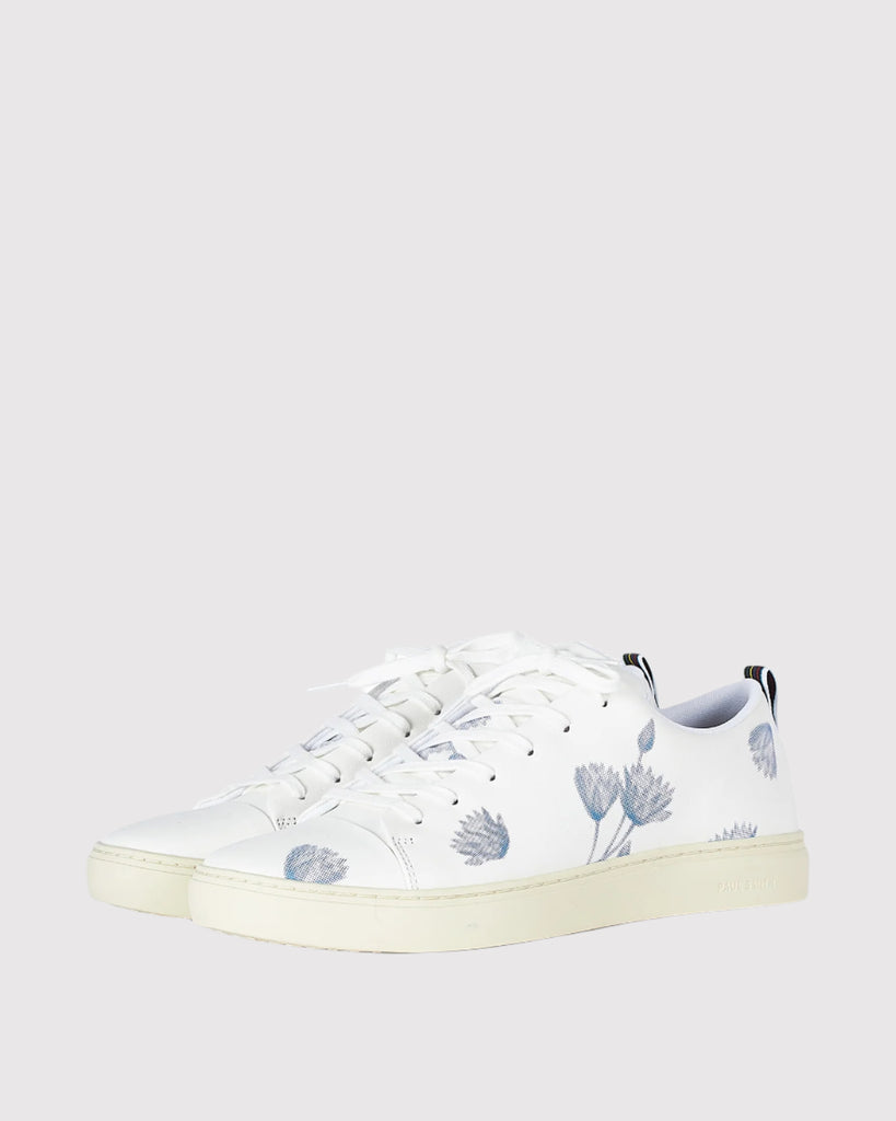 Mens Lee Sneaker Floral Hvid