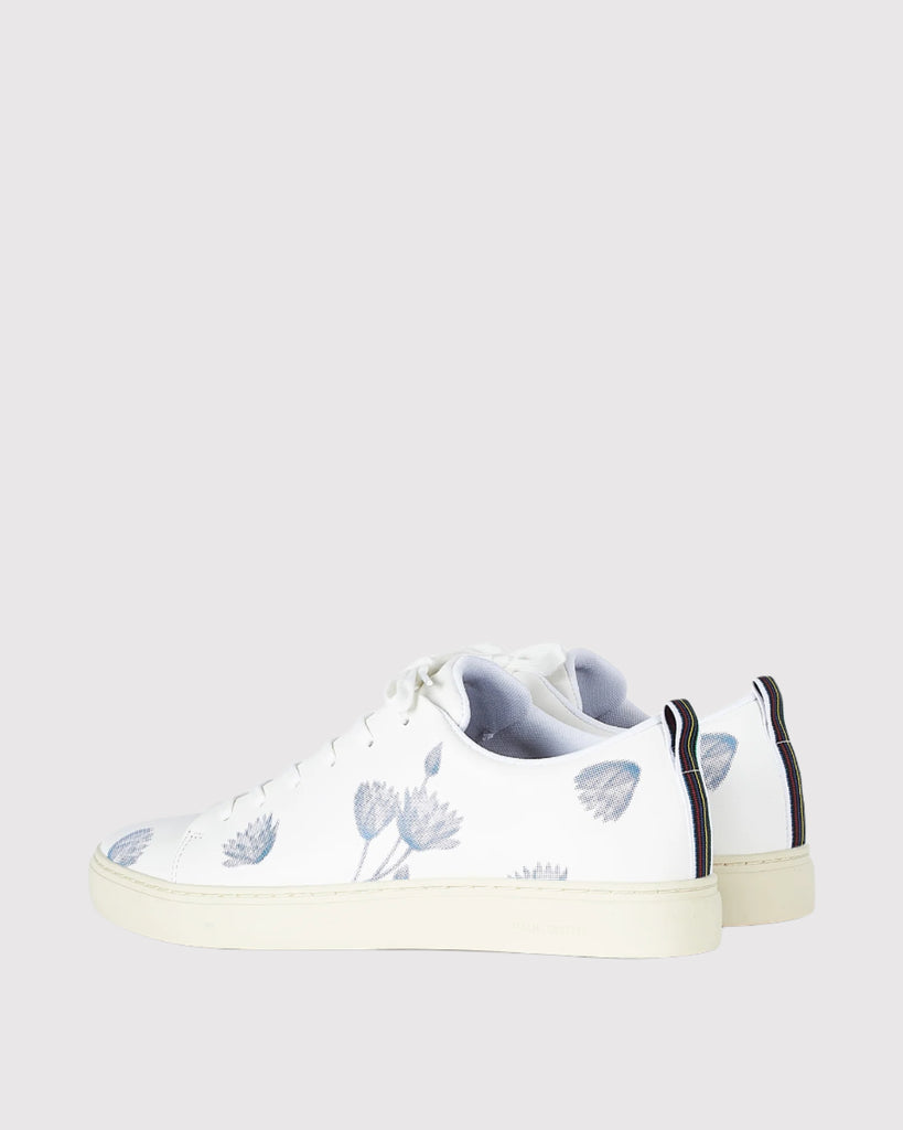 Mens Lee Sneaker Floral Hvid