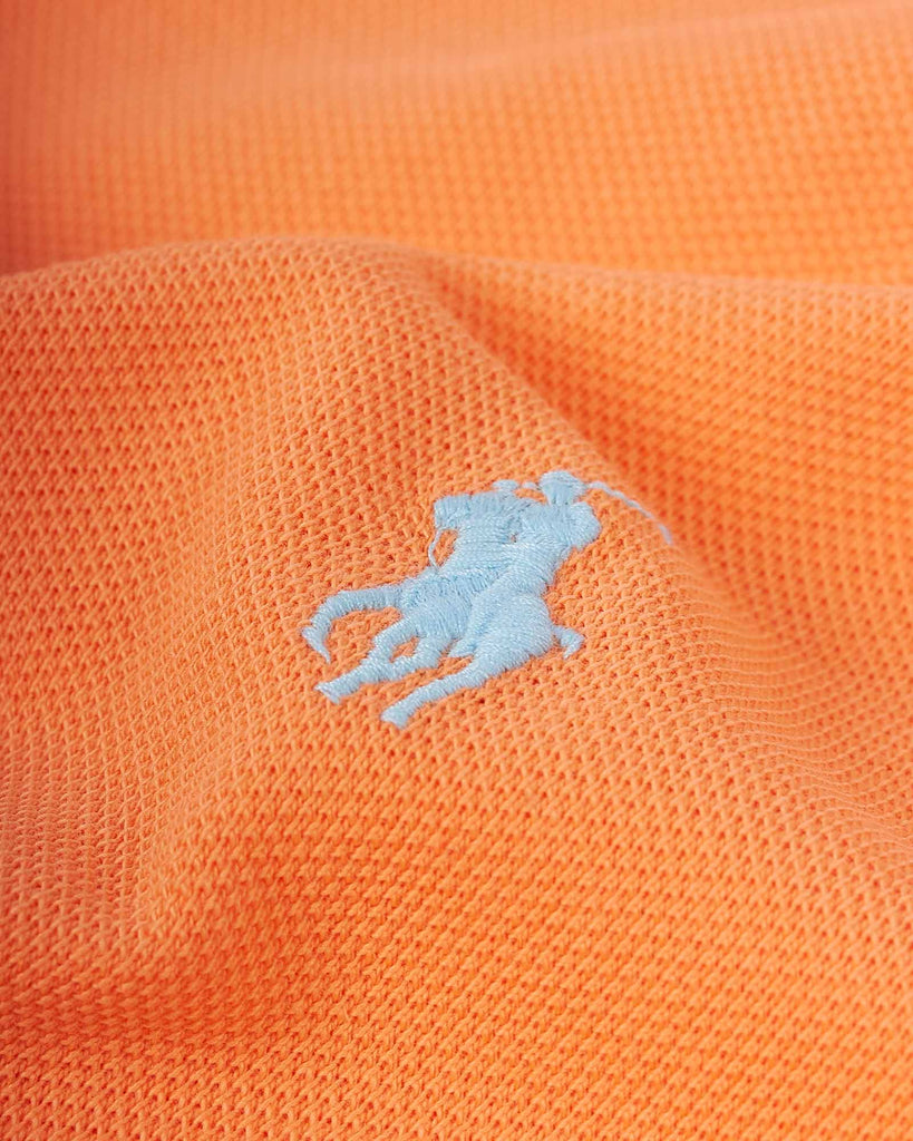 Mesh Poloshirt Orange