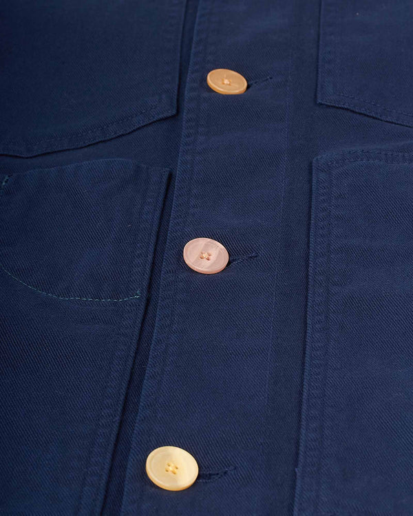 4 Pocket Overshirt Blå