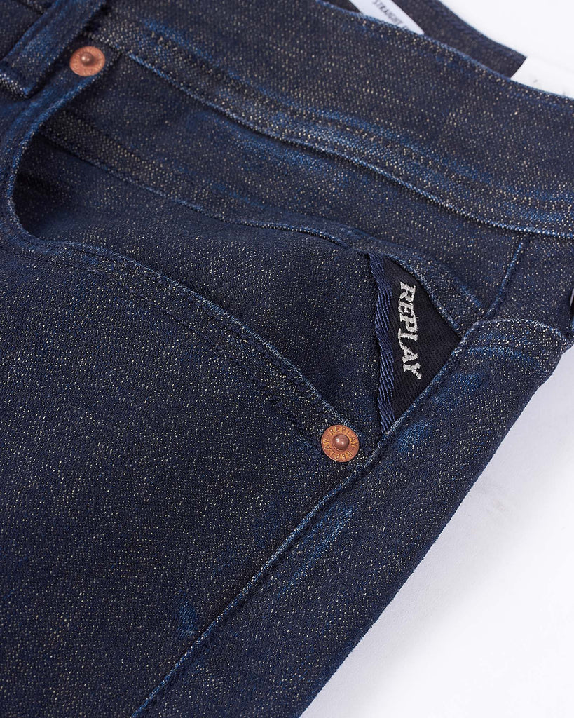 Grover Hyperflex D Jeans Blå