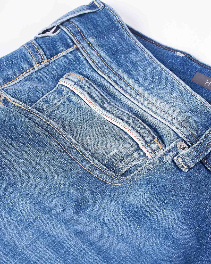 Grover Hyperflex W Jeans Blå