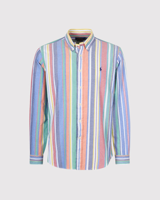 Oxford Skjorte Strib Multi