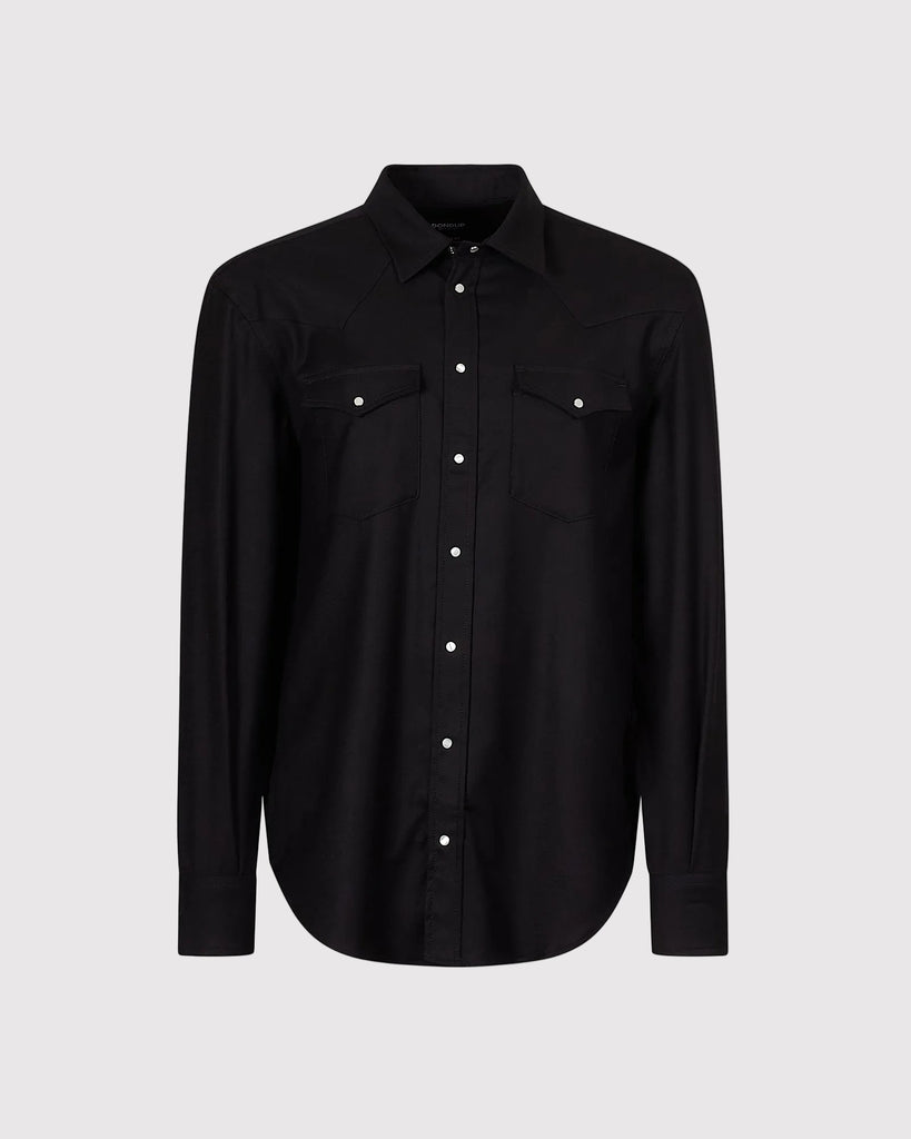 Camicia Skjorte Sort
