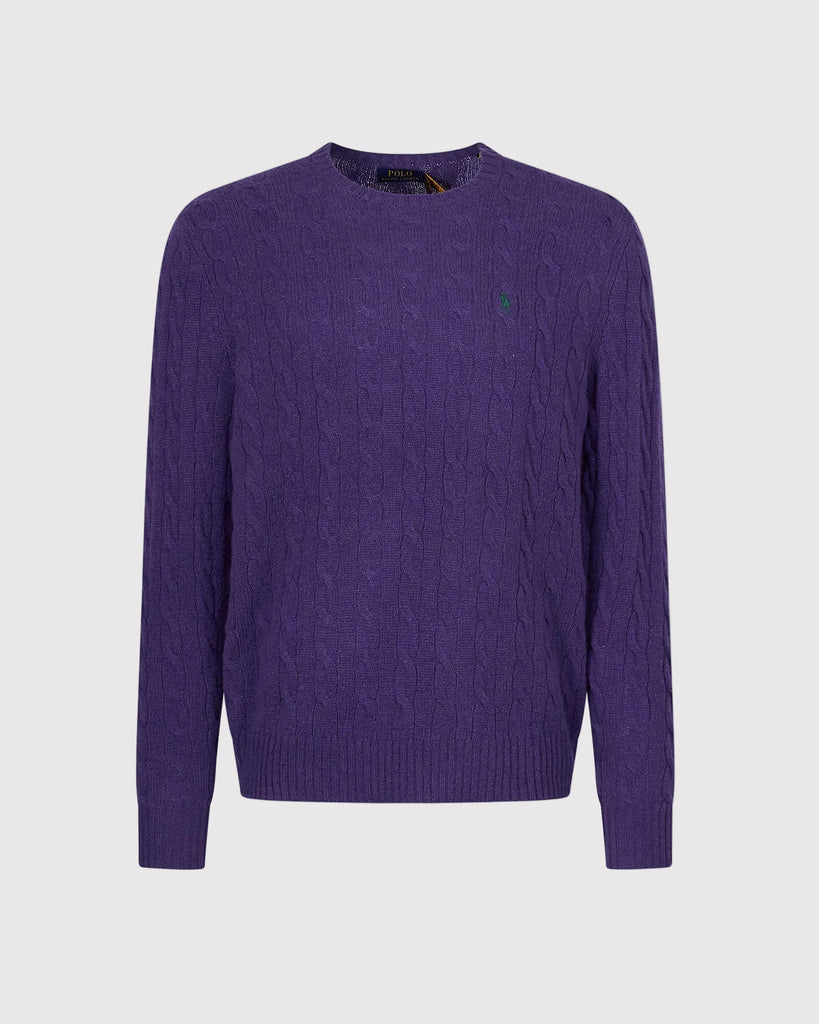 Wool Cash Cable Lilla