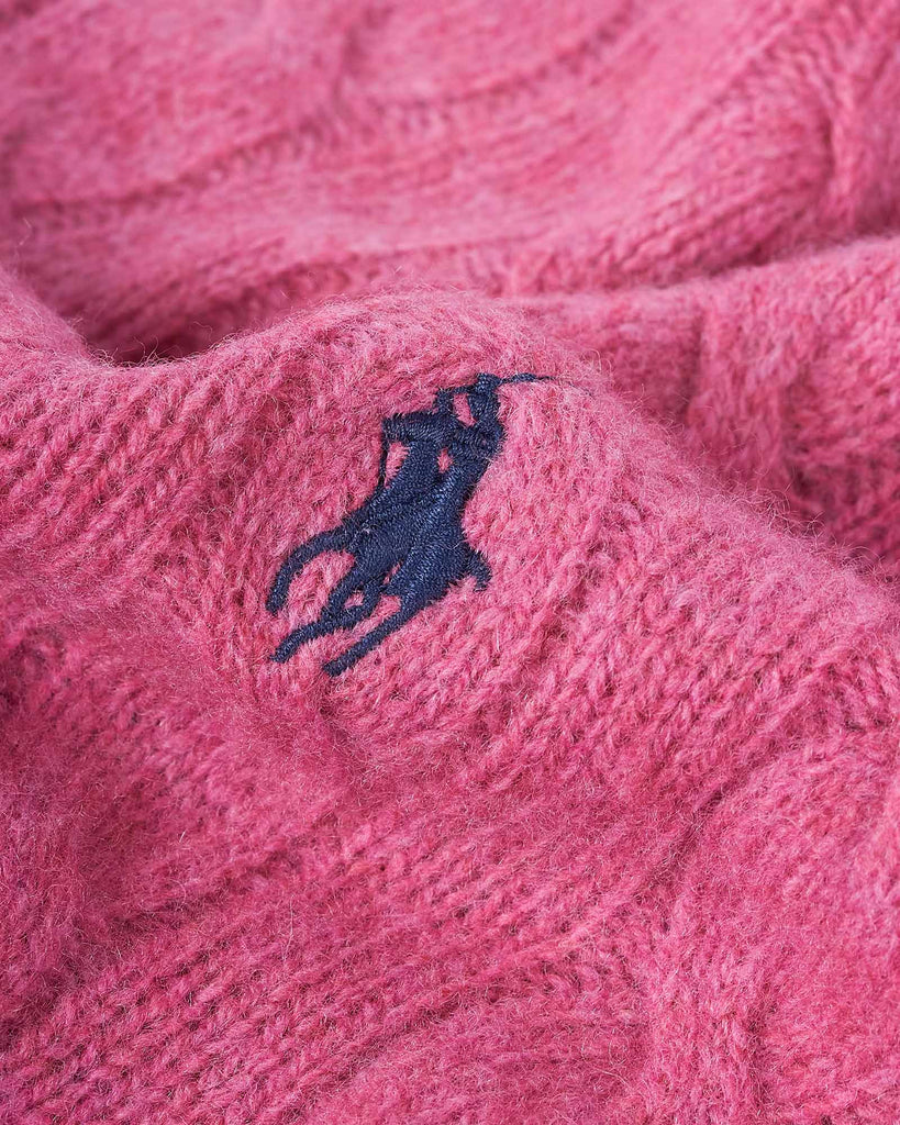 Wool Cash Cable Pink