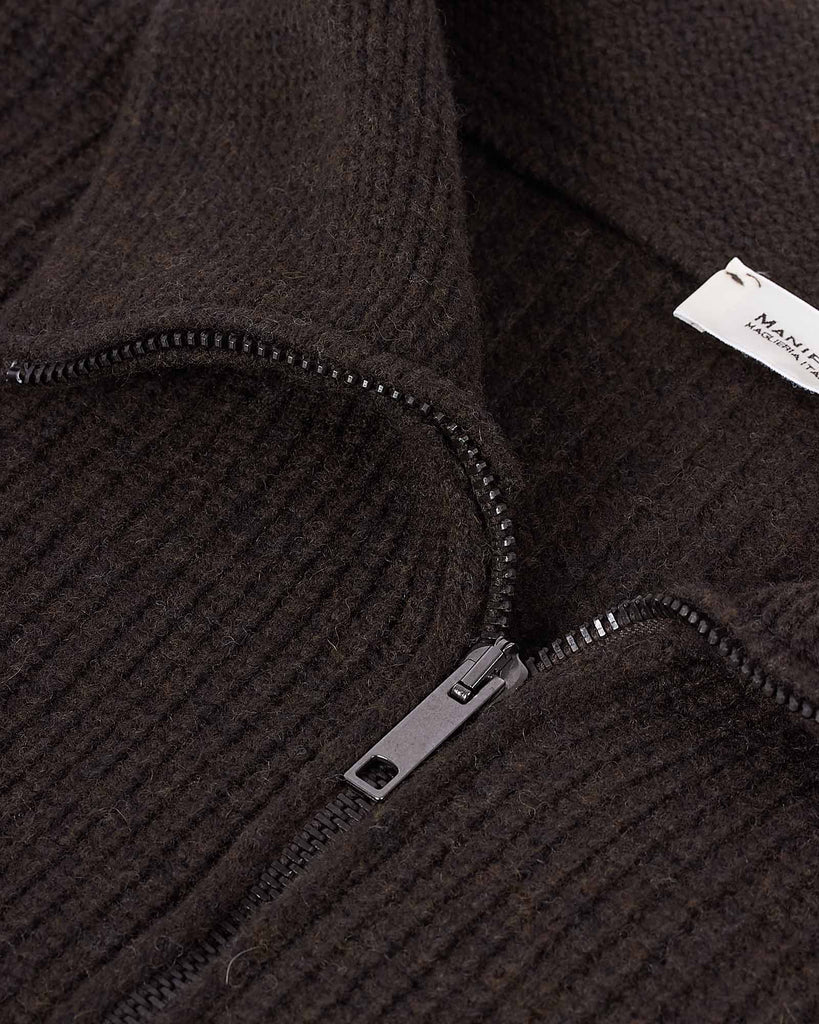 Strik Cardigan Brun