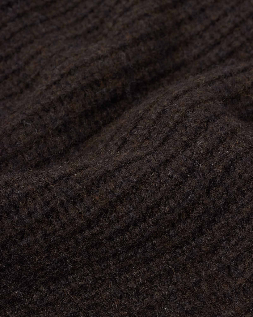 Strik Cardigan Brun