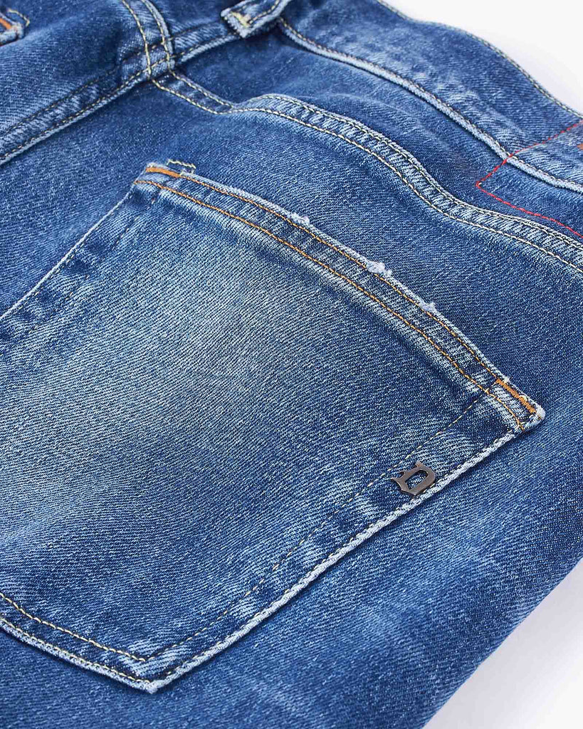 Icon Relax Jeans Washed Blå
