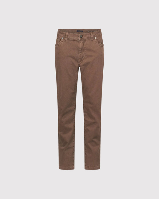 Bormio Print 5-Pocket Brun