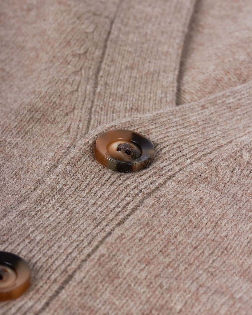 Wool Cashmere Vest Sand