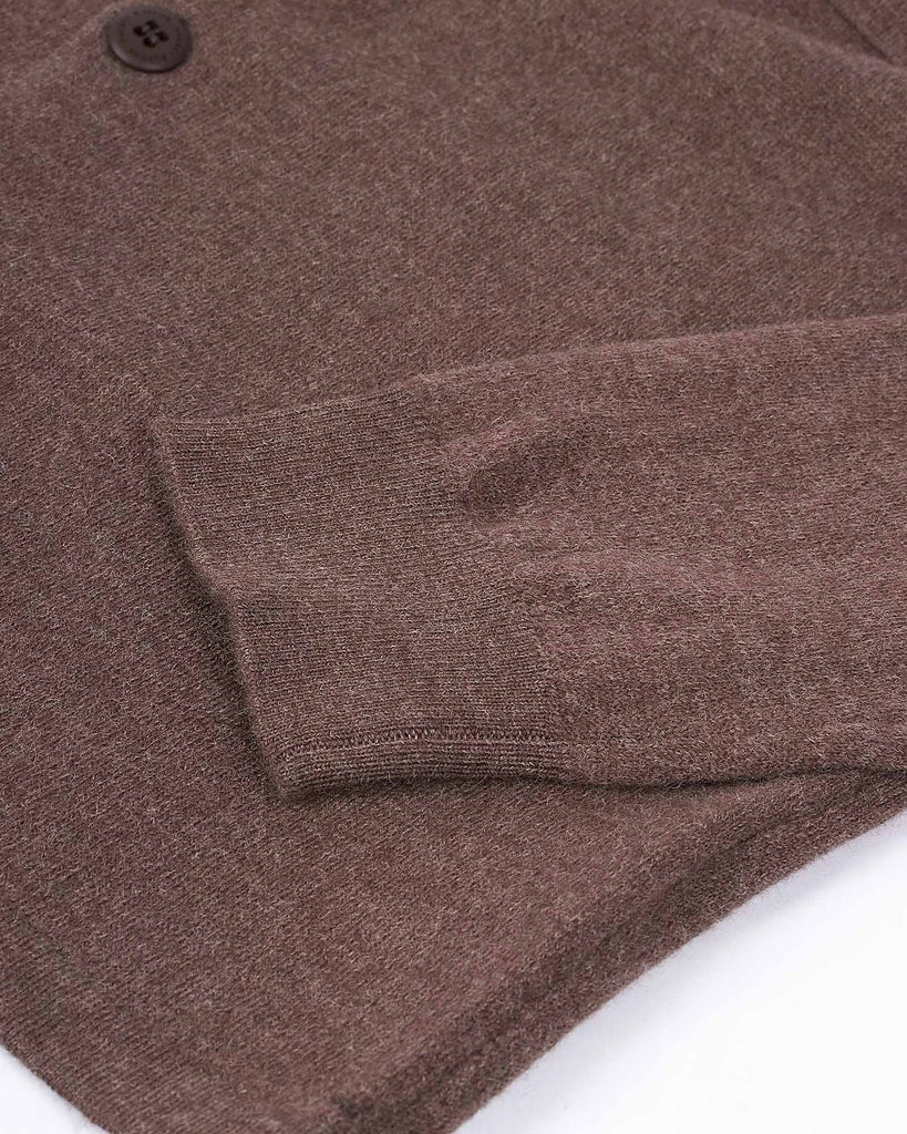 Knitted Overshirt Brun