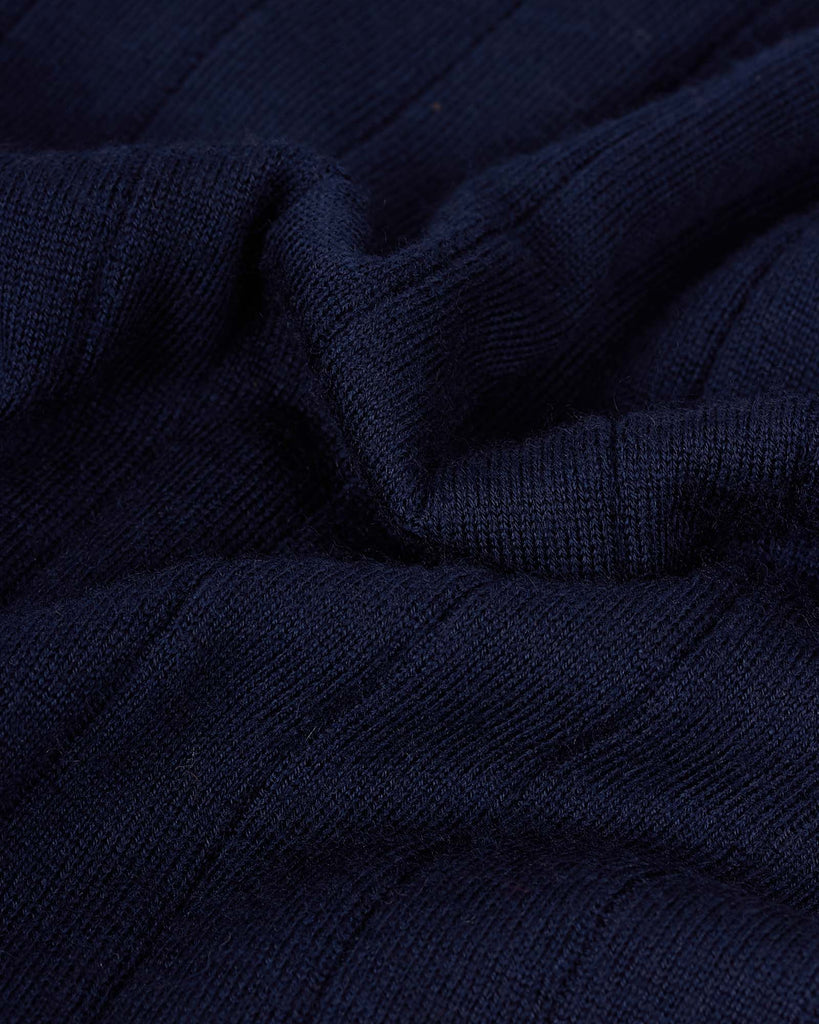 Polo Merino Blå