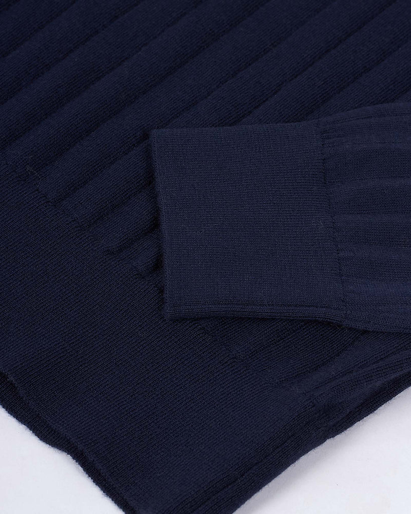 Polo Merino Blå