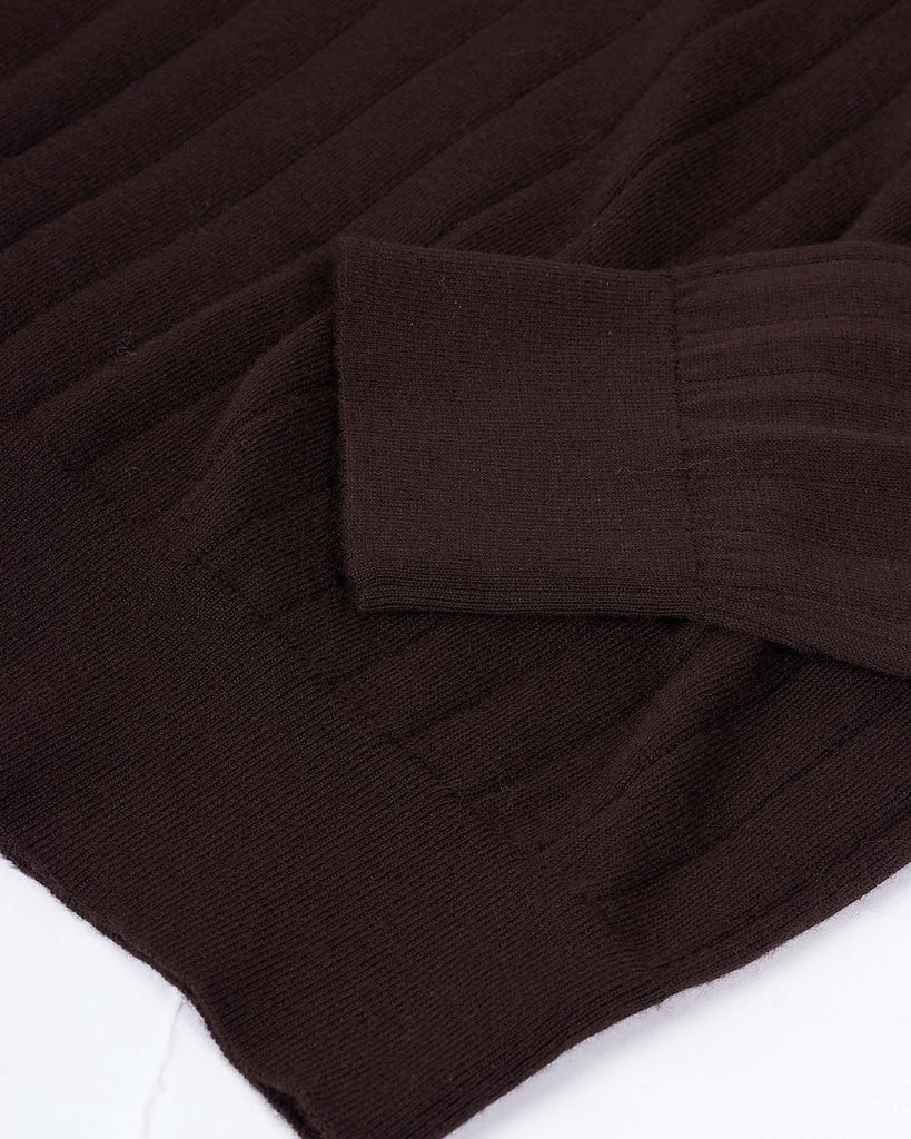 Polo Merino Brun