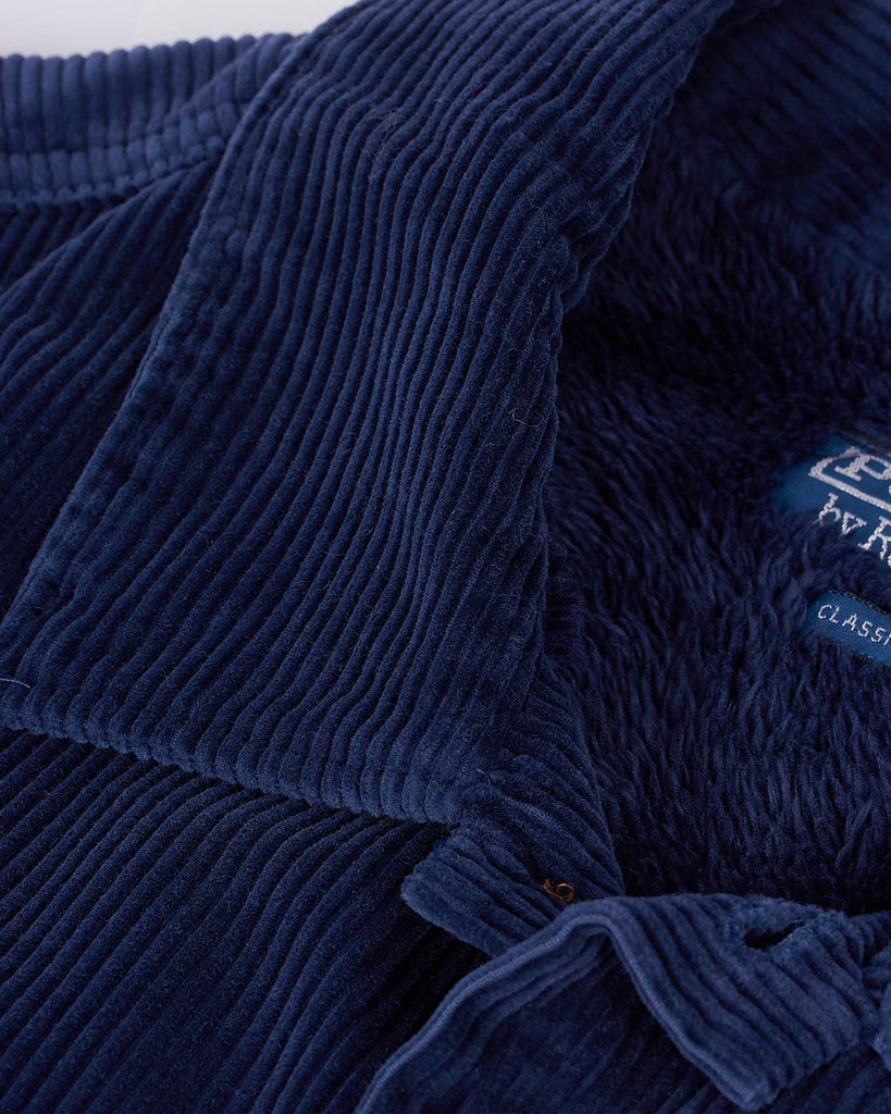 Whale Cord Shirt Blå